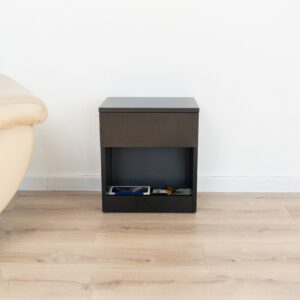 Nightstand with Hidden Safe Drawer B22